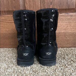UGG Black Sequin Sparkle Boots